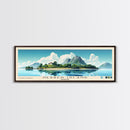 Herren Island, Germany Panoramic Beach Print, Vacation Gift, Germany Wall Art, Beach Painting, Beach Decor, Beach Painting