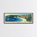 Hvar Beach Club, Croatia Panoramic Beach Print, Vacation Gift, Croatia Wall Art, Beach Painting, Beach Decor, Beach Painting