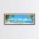 Key West, Florida Panoramic Print, Vacation Gift, Florida Wall Art, Beach Painting, Beach Decor, Beach Or Lakehouse Art