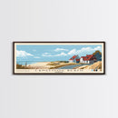 Langeoog Beach, Germany Panoramic Print, Vacation Gift, Germany Wall Art, Beach Painting, Beach Decor, Beach Or Lakehouse Art