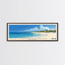 Lighthouse Beach, Turks and Caicos Panoramic Beach Print, Vacation Gift, Turks and Caicos Wall Art, Beach Painting, Beach Decor, Beach Painting
