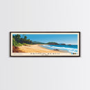 Patnem Beach, Goa, India Panoramic Print, Vacation Gift, Goa, India Wall Art, Beach Painting, Beach Decor, Large Wall Art, Wood Frame Art