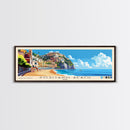 Positano Beach, Italy Panoramic Print, Vacation Gift, Italy Wall Art, Beach Painting, Beach Decor, Beach Or Lakehouse Art