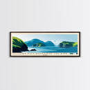 Revillagigedo Island, Alaska Panoramic Print, Vacation Gift, Alaska Wall Art, Beach Painting, Beach Decor, Large Wall Art, Wood Frame Art