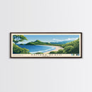 Samara Beach, Costa Rica Panoramic Print, Vacation Gift, Costa Rica Wall Art, Beach Painting, Beach Decor, Beach Or Lakehouse Art