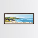 St Ninian’s Bay, Scotland Panoramic Print, Vacation Gift, Scotland Wall Art, Beach Painting, Beach Decor, Large Wall Art, Wood Frame Art