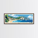 Zakynthos/Zante, Greece Panoramic Beach Print, Vacation Gift, Greece Wall Art, Framed Canvas Print, Framed Beach Painting