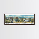 Spokane Valley Washington Travel Poster, Framed Canvas Print, Wall Art, Home Decor, Travel Gift, Living Room Art, Retro Style Art