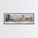 Stamford Connecticut Travel Poster, Framed Canvas Print, Wall Art, Home Decor, Travel Print, Office Decor, Living Room Art, Gift Idea
