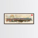 Ankara Turkey Travel Print Wall Art, Panoramic City Art, Travel Art, Wall Decor, Vacation Gift, Framed Canvas Print Or Metal Art