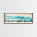 Banska Bystrica Slovakia Wall Art, Panoramic Travel Poster, Panoramic Framed Canvas Print, City Wall Art, Wall Hanging Home Decor, Travel Art