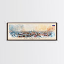 Kemerovo Russia Travel Print Wall Art, Panoramic City Art, Travel Art, Wall Decor, Vacation Gift, Framed Canvas Print Or Metal Art