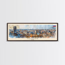 Tambov Russia Wall Art, Panoramic Travel Poster, Panoramic Framed Canvas Print, City Wall Art, Wall Hanging Home Decor, Travel Art