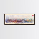 Wakefield United Kingdom Travel Print Wall Art, Panoramic City Art, Travel Art, Wall Decor, Vacation Gift, Framed Canvas Print Or Metal Art