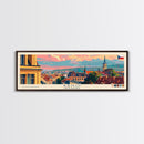 Brno CzechRepublic art Travel Print Wall Art, Panoramic City Art, Travel Art, Wall Decor, Vacation Gift, Framed Canvas Print Or Metal Art