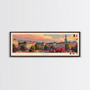 Genk Belgium Travel Print Wall Art, Panoramic City Art, Travel Art, Wall Decor, Vacation Gift, Framed Canvas Print Or Metal Art
