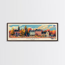 Joensuu Finland Wall Art, Panoramic Travel Poster, Panoramic Framed Canvas Print, City Wall Art, Wall Hanging Home Decor, Travel Art
