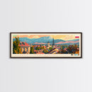 Kragujevac Serbia Travel Print Wall Art, Panoramic City Art, Travel Art, Wall Decor, Vacation Gift, Framed Canvas Print Or Metal Art