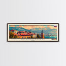 Novorossiysk Russia Wall Art, Panoramic Travel Poster, Panoramic Framed Canvas Print, City Wall Art, Wall Hanging Home Decor, Travel Art