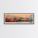 Perm Russia Travel Art, City Art, Framed Canvas Print or Metal Wall Art, Europe Travel Poster, Panoramic Wall Art, Extra Wide Wall Art