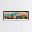 Sabadell Spain Travel Print Wall Art, Panoramic City Art, Travel Art, Wall Decor, Vacation Gift, Framed Canvas Print Or Metal Art