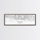 Panoramic Hamburg City Map, Germany Art, Map Print, Minimalist Wall Art, Canvas Art, Housewarming Gift, Street Map Art, Closing Gift