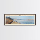 Lake Meredith Texas Framed Canvas Print, Lake House Decor, Panoramic Wall Art, Travel Poster, Scenic Landscape Painting, Bedroom Decor