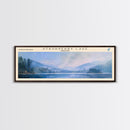 Taylorsville Lake Kentucky Panoramic Wall Art, Framed Canvas Print, Lake House Decor, Travel Poster, Scenic Lake Scene, Bedroom Decor, Wall Art