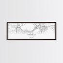 Panoramic Madison City Map, Wisconsin Art, Map Print, Minimalist Wall Art, Canvas Art, Housewarming Gift, Street Map Art, Closing Gift