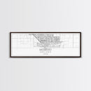 Panoramic Modesto City Map, California Art, Map Print, Minimalist Wall Art, Canvas Art, Housewarming Gift, Street Map Art, Closing Gift