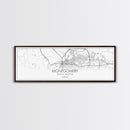 Panoramic Montgomery City Map, Alabama Art, Map Print, Minimalist Wall Art, Canvas Art, Housewarming Gift, Street Map Art, Closing Gift