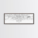 Panoramic Moscow City Map, Russia Art, Map Print, Minimalist Wall Art, Canvas Art, Housewarming Gift, Street Map Art, Closing Gift