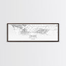 Panoramic Oxnard City Map, California Art, Map Print, Minimalist Wall Art, Canvas Art, Housewarming Gift, Street Map Art, Closing Gift
