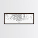 Panoramic Providence City Map, Rhode Island Art, Map Print, Minimalist Wall Art, Canvas Art, Housewarming Gift, Street Map Art, Closing Gift