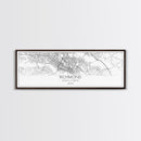 Panoramic Richmond City Map, Virginia Art, Map Print, Minimalist Wall Art, Canvas Art, Housewarming Gift, Street Map Art, Closing Gift