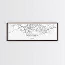 Panoramic Santa Clarita City Map, California Art, Map Print, Minimalist Wall Art, Canvas Art, Housewarming Gift, Street Map, Closing Gift