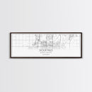 Panoramic Sioux Falls City Map, South Dakota Art, Map Print, Minimalist Wall Art, Canvas Art, Housewarming Gift, Street Map, Closing Gift