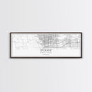Panoramic Spokane City Map, Washington Art, Map Print, Minimalist Wall Art, Canvas Art, Housewarming Gift, Street Map Art, Closing Gift