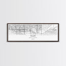 Panoramic Tempe City Map, Arizona Art, Map Print, Minimalist Wall Art, Canvas Art, Housewarming Gift, Street Map Art, Closing Gift