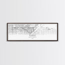 Panoramic Toledo City Map, Ohio Art, Map Print, Minimalist Wall Art, Canvas Art, Housewarming Gift, Street Map Art, Closing Gift