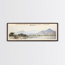 Komodo National Park Framed Canvas Print Travel Poster | Wall Art | Home Decor | Gift For Travel Lover | Wall Hanging | Original Art