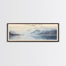 Lake Atitlan COUNTRY Travel Poster Print, Framed Canvas Print, COUNTRY Travel Art, Wood Framed Art, Wall Hanging, Home Decor