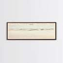 Lencois Maranhenses National Park COUNTRY Travel Poster Print, Framed Canvas Print, COUNTRY Travel Art, Wood Framed Art, Wall Hanging, Home Decor