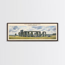 Stonehenge COUNTRY Travel Poster Print, Framed Canvas Print, COUNTRY Travel Art, Wood Framed Art, Wall Hanging, Home Decor
