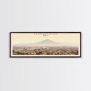 Teotihuacan COUNTRY | Framed Travel Poster Canvas Print | Trendy Wall Art | Watercolor Painting | Living Room Art | Unique Art