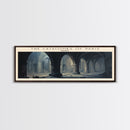 The Catacombs of Paris COUNTRY | Framed Travel Poster Canvas Print | Trendy Wall Art | Watercolor Painting | Living Room Art | Unique Art