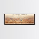 The Grand Canyon COUNTRY | Framed Travel Poster Canvas Print | Trendy Wall Art | Watercolor Painting | Living Room Art | Unique Art