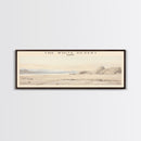 The White Desert Travel Print Wall Art, Travel Poster Print, Retro Style COUNTRY Home Decor, Wall Hanging, Travel Gift Idea, Unique Metal Art