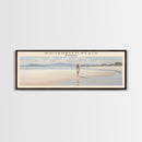 Whitehaven Beach Travel Poster Print, Framed Canvas Print, COUNTRY Travel Art, Wood Framed Art, Wall Hanging, Home Decor