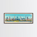 Buenos Aires, Argentina Panoramic Travel Poster Canvas Print, Buenos Aires, Argentina Painting, Argentina Art, Buenos Aires Panoramic Travel Art, Travel Painting